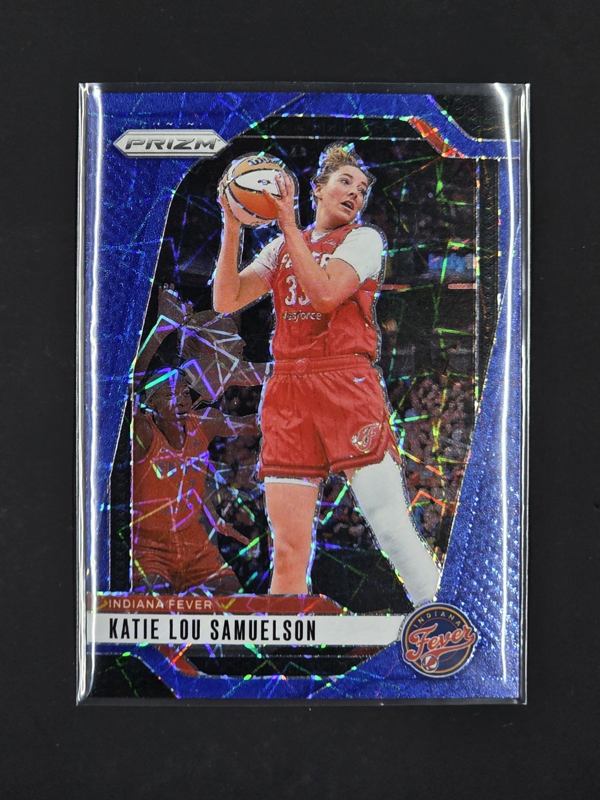 2024 Panini Prizm WNBA - Katie Lou Samuelson #128 Blue Velocity Prizm