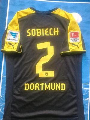 BVB Borussia Dortmund Authentic Spieler Trikot Player Issue Sobiech Matchworn? - Bild 1 von 4