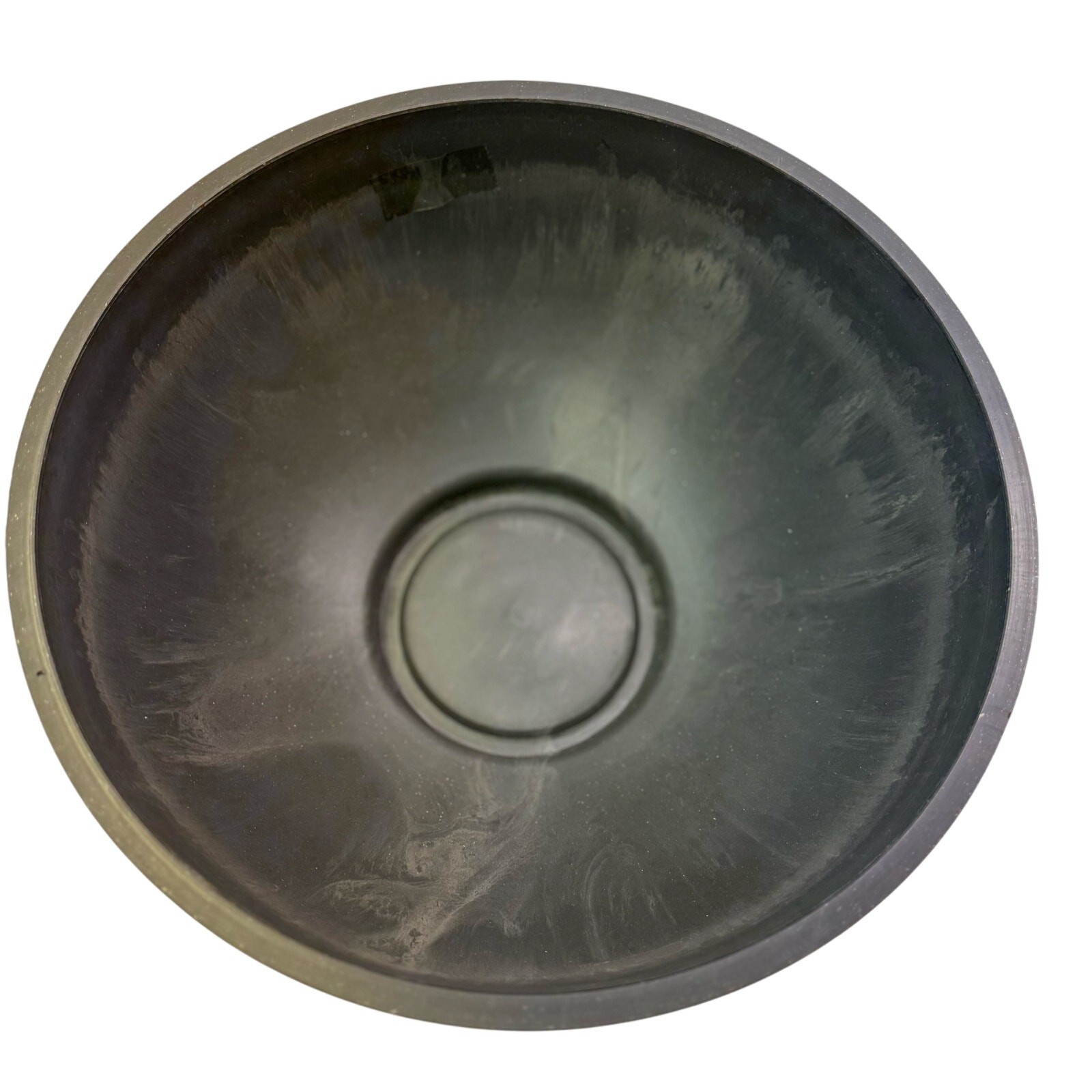 Arcadia Garden Round Bowl  PSWK40DC 16”x8” Dark Charcoal garden pot New