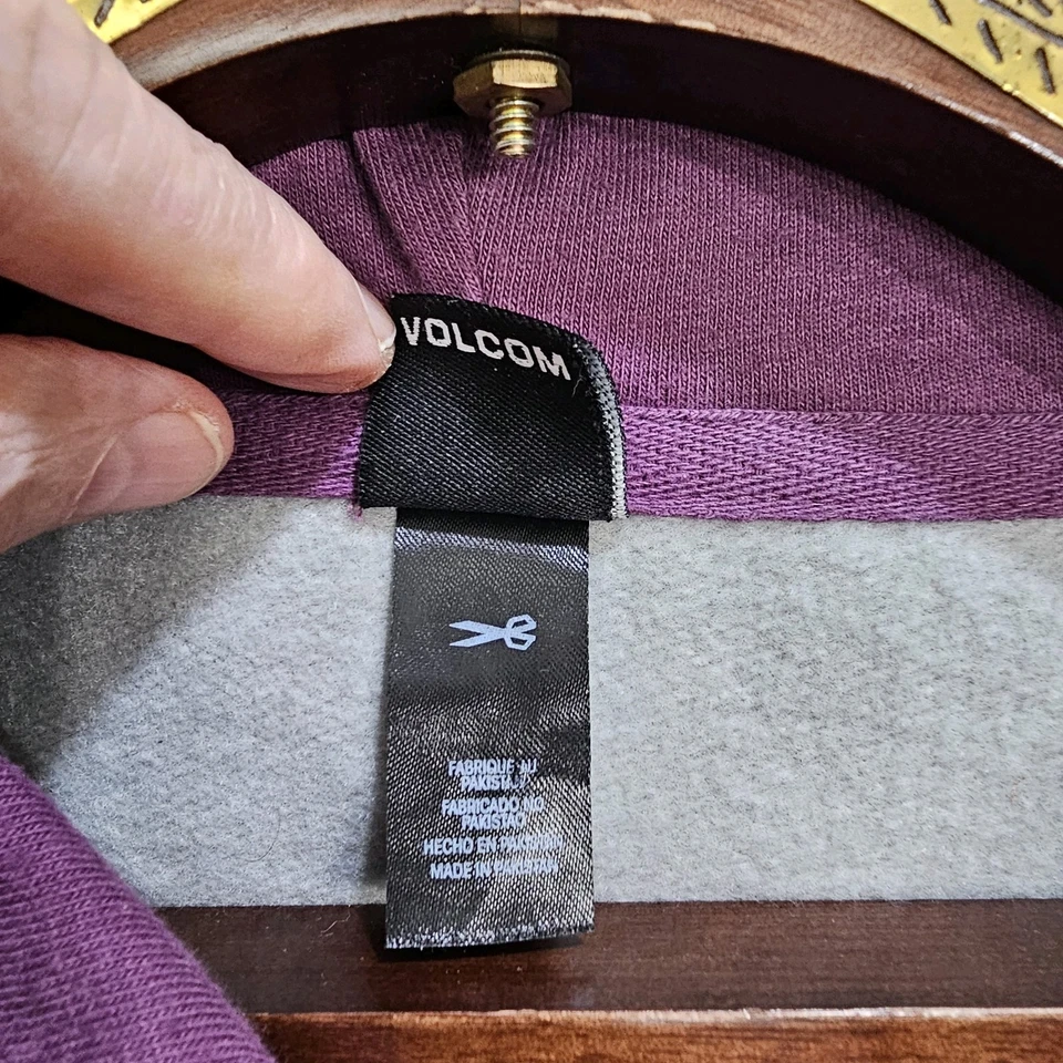 Volcom Hoodie Sz S retro Skater Surfer Hipster Vintage  8027 - Image 4 of 4