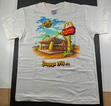 THE FLINTSTONES MOVIE SHIRT ROCDONALDS MCDONALDS PROMO 1994 YOUTH LARGE NOS