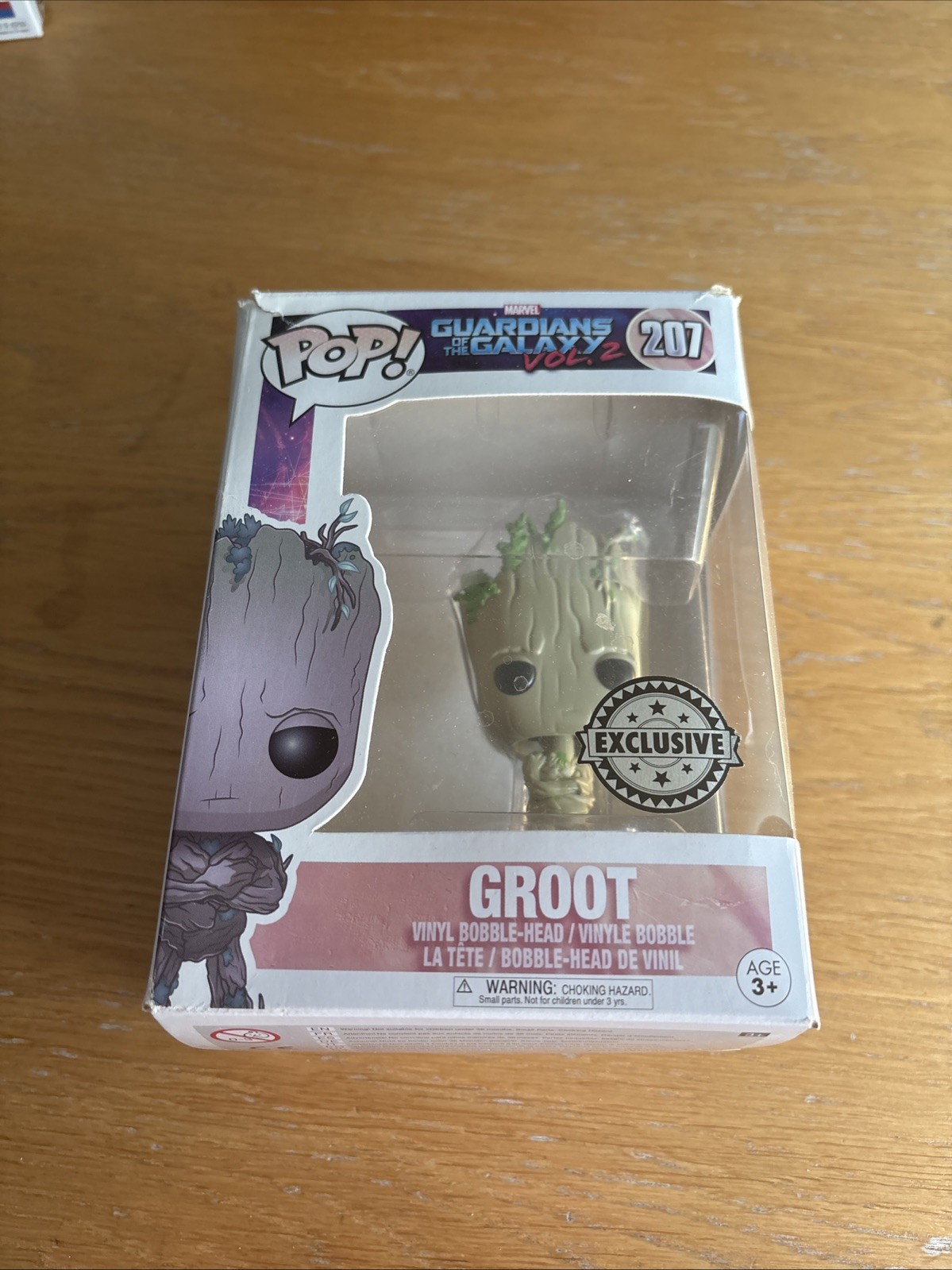 Funko Pop Vinyl Teenage GROOT #207 Exclusive Guardians of the Galaxy Vol. 2