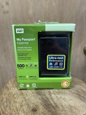 WD My Passport Essential 500 GB USB 3.0 External Hard Drive