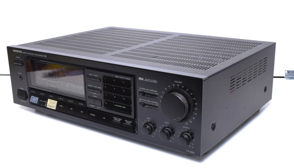 Onkyo TX-866 Quartz Synthesized Tuner Amplifier Receiver Japan Tested NO Remote - Image 4 of 4
