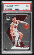 2019-20 Panini Mosaic Rookies Tyler Herro (White Jersey) #223 PSA 9 MINT gh4