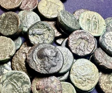 Genuine Ancient Greek Coins 3rd-1st Century BC