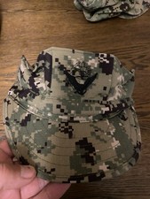 New US Navy NWU Type III AOR2 Hat 8 Point Cap Cover Size 7 3/4 Free Shipping