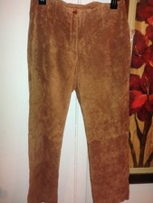 Wilson Maxima Leather Suede Pants size 8 NWT