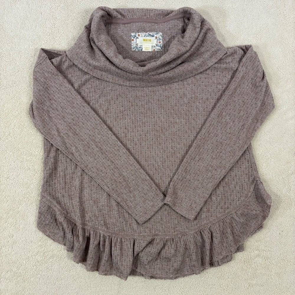 Maeve Anthropologie Cowl Neck Sweater Top size x-small