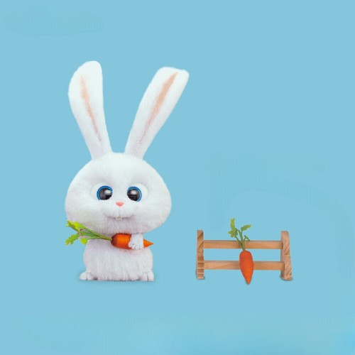 Fictus The Secret of Pets Life Boss Bunny New Carrot Pajama Version Collectible - Picture 8 of 11