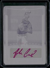 2014 Leaf Perfect Game A-JC2 John Creel Autog raphs Printing Plates Magenta 1 /1