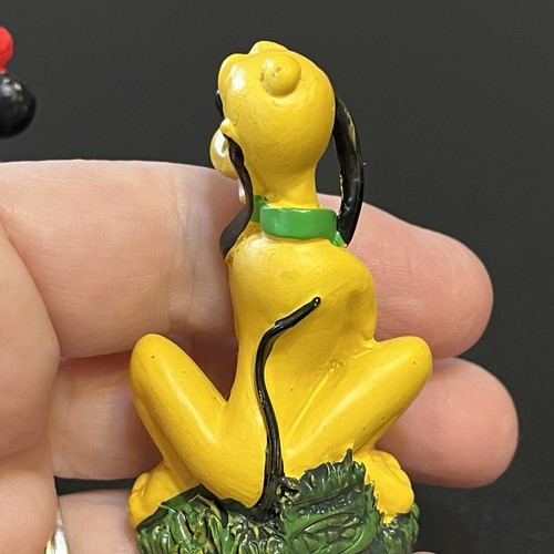 DISNEY Minnie Mouse & Pluto Garden Statue Collectible Figurines 2.5” - Picture 16 of 16