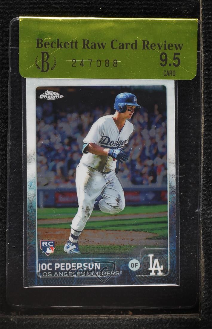 2015 Topps Chrome Joc Pederson (Running) #129 Rookie RC 6ke