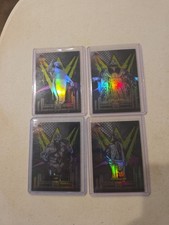 2025 Wwe Topps Finest Common Black/50 Lot Of 4