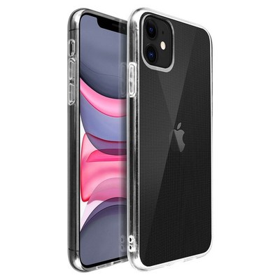 Avizar, Gelhülle, Backcover für iPhone 11, frosted case, Transparent