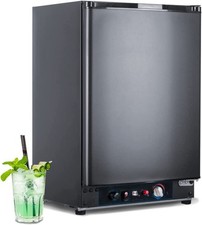 3 Way Propane Fridge 110V/12V/LPG Gas Refrigerator for RV Campervan 2.1 Cu.Ft