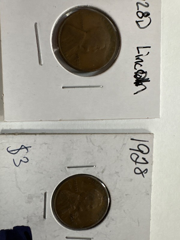 Nice 1928 P & D Lincoln Wheat cents