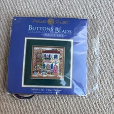 Flower Shoppe Cross Stitch Kit Mill Hill 2011 Buttons Beads Spring