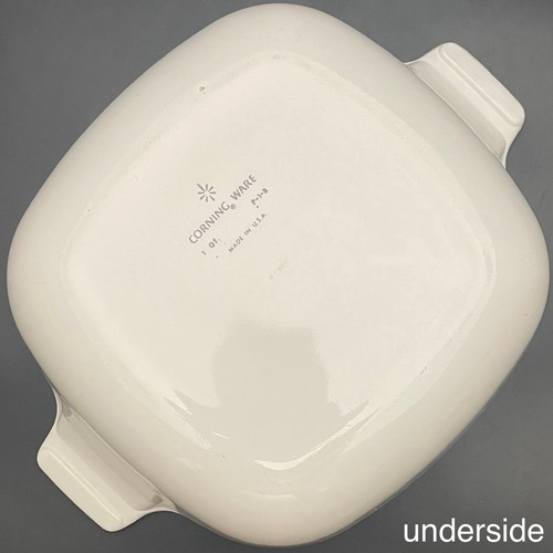 Corning Ware P-1-B & P-1 3/4-B Blue Cornflower 2pc Saucepans/Casseroles 1961-69 - Picture 9 of 14