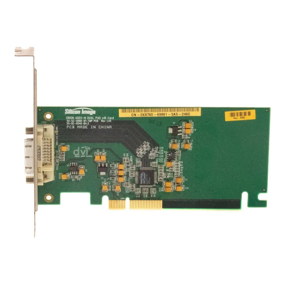 Graphic Card Dell 0X8760 Silicon Image Orion ADD2-N Dual Pad x16 Pcie x16 - Image 2 of 3