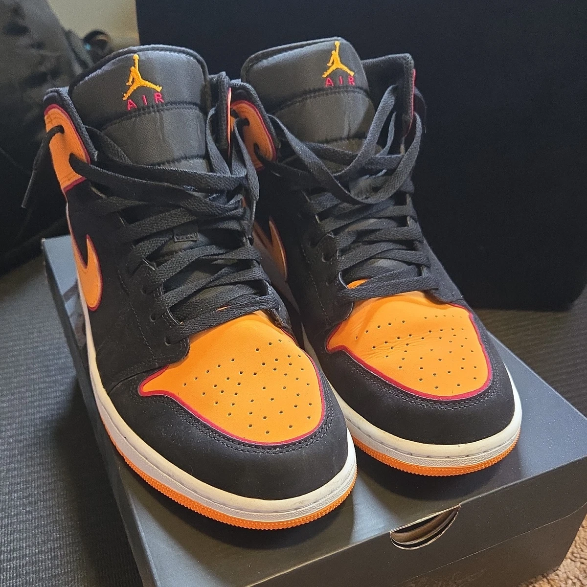Las mejores ofertas en Jordan 1 SE Mid Vivid Orange | eBay