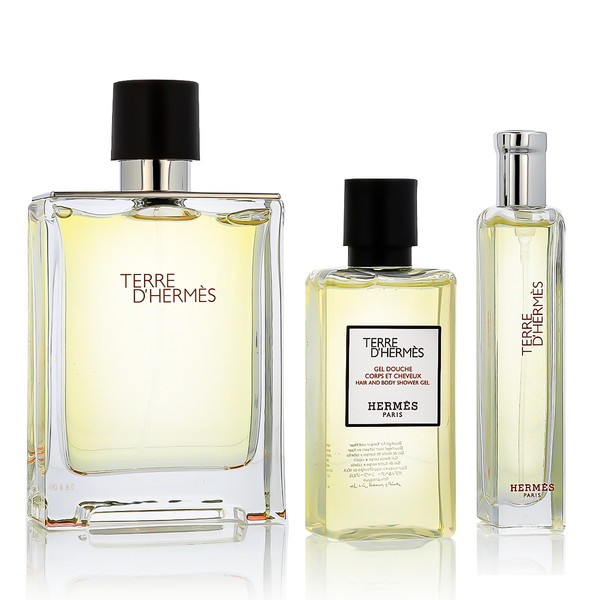 Hermès Terre D'hermèS EDT 100 Ml + EDT 15 Ml + SG FüR Haut Und Haar 40 Ml (Man)-image