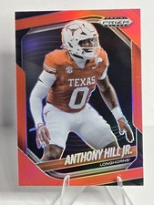 2025 Prizm Black Anthony Hill Jr. Red Prizm Short Print 269 /299 Texas 🔥📈