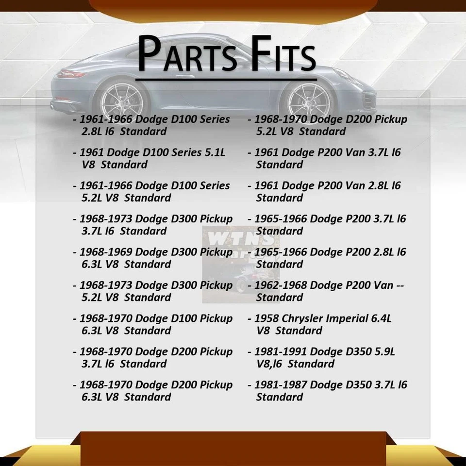 Fits 1975 Dodge B300 GMB Rear Shaft All Joints Universal Joint - Image 3 of 4