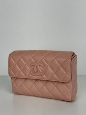 Chanel Classic Flap Pink Quilted Lambskin Leather Bag B-9
