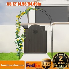 4-Pack 94.5" Metal Wedding Garden Arches Bridal Party Arbor Arched Prom Decor