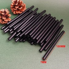 New 50 Pcs Hot Melt Glue Sticks 100mm x 7mm Black Adhesive for Hot Glue Gun 0.20 per stick
