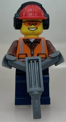 LEGO ®-Minifigur City Bauarbeiter Construction Set 60072 60075 62076 - cty0527 - Bild 1 von 4
