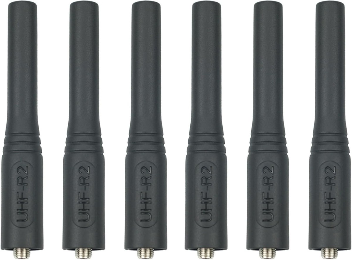 6-Pack UHF-R2 Antenna for Vertex Standard VX-451-G7-5 Two Way