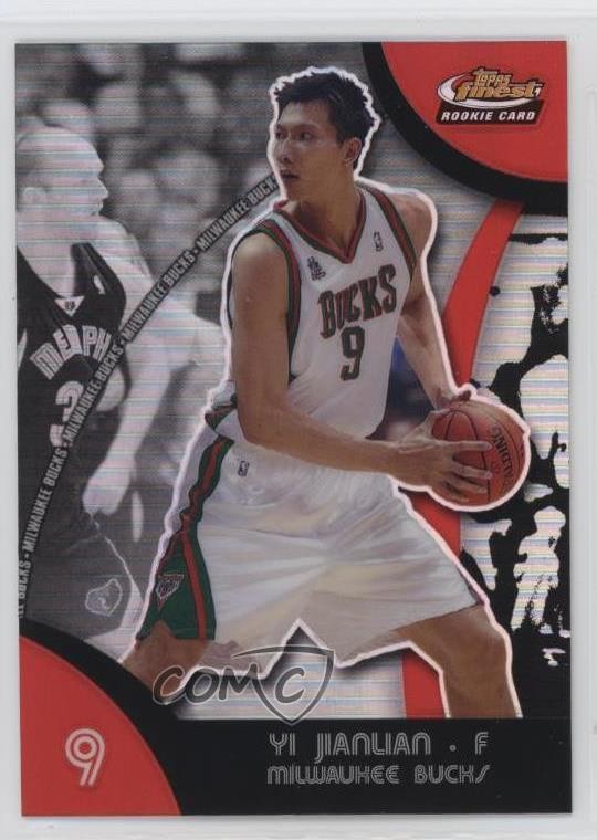 2007-08 Topps Finest Refractor Yi Jianlian #73 0d7v