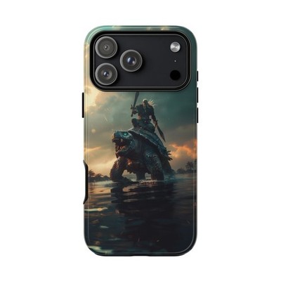 Phone Ink - iPhone/Galaxy/Pixel - Tough Case - Viking Tortoise Warrior