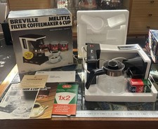 Vintage NOS 1983 BREVILLE MELITTA FILTER COFFEEMAKER 6 Cup Unused Wedding Gift