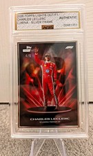 Rare Topps 2026 Lights Out F1 Lumina Silver Frame 4/5 Charles Leclerc Ferrari