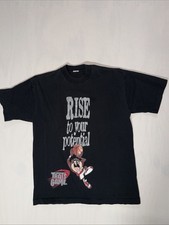 Vintage 90s Looney Tunes Taz Rise To Your Potential Thats Game Basketball Tee