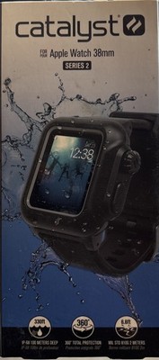 Catalyst Waterproof Military Grade Case for Apple Watch Series 2/3 38mm Black