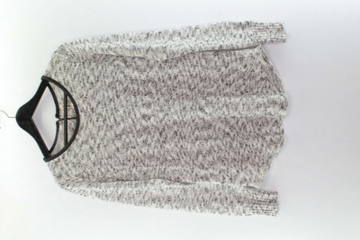 Multiblu Damen Pullover Gr. L Strickpullover Grau Polyacryl #FC-9