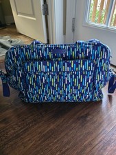 Vera Bradley Large Stroll Around Diaper Bag Katalina Blues Showers