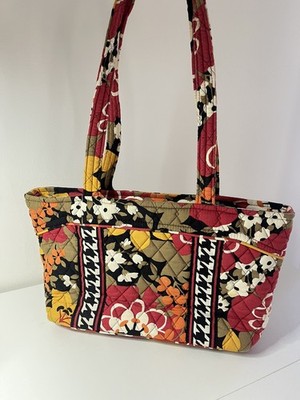 Vera Bradley Bittersweet Mandy Tote Bag Retired 2013 Print Quilted Medium Purse