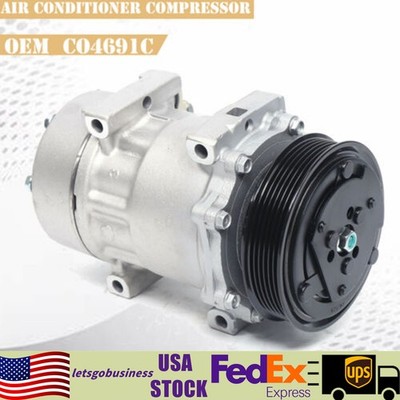 For 97-2001 Jeep Cherokee 1997-98 Wrangler 2.5 4.0L A/C AC Compressor and Clutch