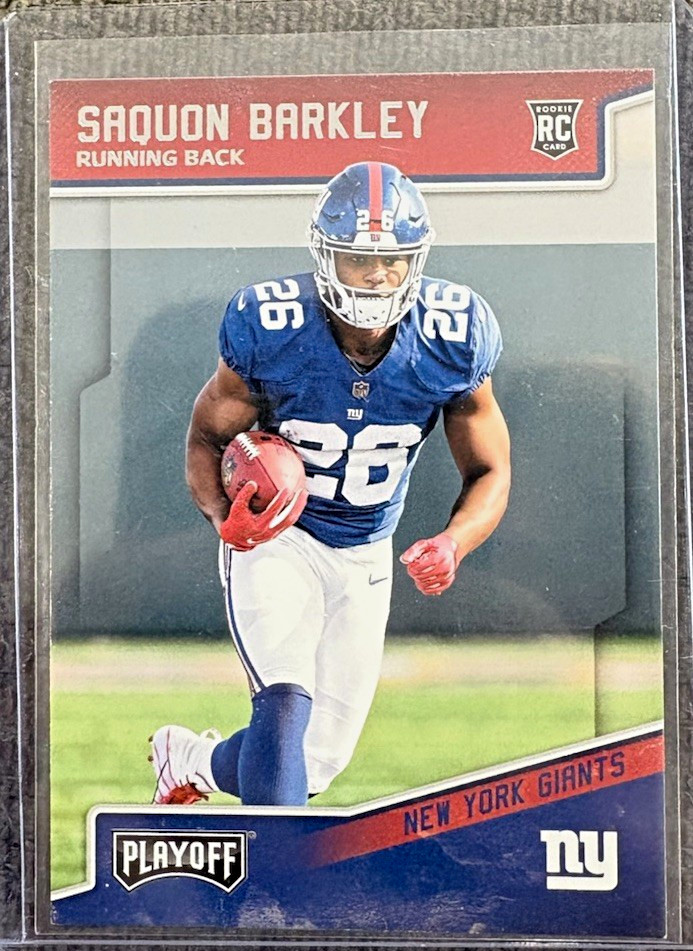 Saquon Barkley Panini Playoff #201 Base