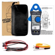 BTMETER 4A 600V AC/DC Clamp Meter. Precise DC Low Current Meter for Volt Amp Ohm