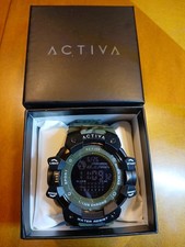 Men's Activa Armour X Invicta Digital Watch 50mm Camouflage Green ACW8050MC-004