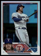2023 Topps #141 Jonah Heim Rainbow Foil