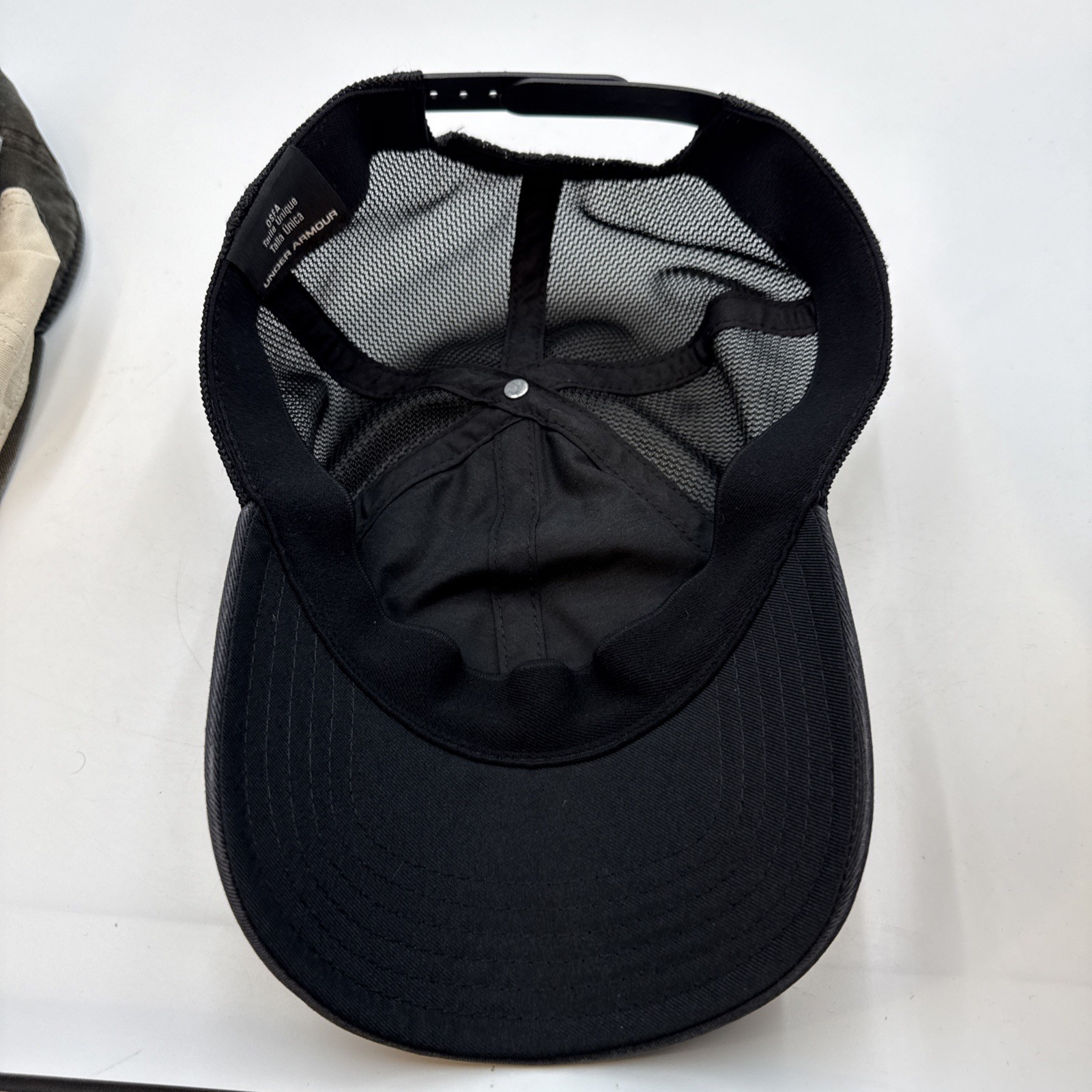 Under Armour logo American flag (USA) black trucker cap (adjustable) thumbnail 7