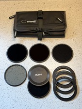 Kase Magnetic 95mm 4-Filter Kit CPL, ND8, ND64, ND1000, Adapters, Caps