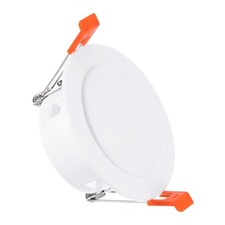 2.8" Spring Ceiling Cover Plate Suitable for 3.1-3.5inch Round Hole, White